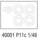 PZL Plastikflugzeugmodell P.11c Experte Set 1/48 | Scientific-MHD