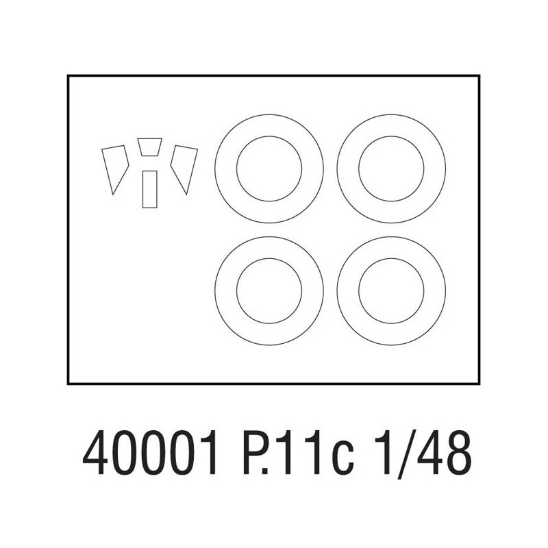 PZL Plastikflugzeugmodell P.11c Experte Set 1/48 | Scientific-MHD