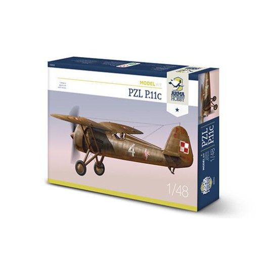 PZL Kunststoffebene Modell P.11c Modell Kit 1/48 PZL Kunststoffebene Modell P.11c Modell Kit 1/48 | Scientific-MHD