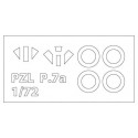 PZL Kunststoffebene Modell P.7A Deluxe Set 1/72 | Scientific-MHD