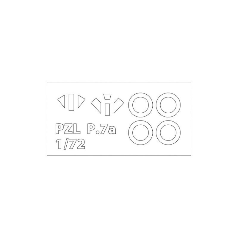 PZL Kunststoffebene Modell P.7A Deluxe Set 1/72 | Scientific-MHD