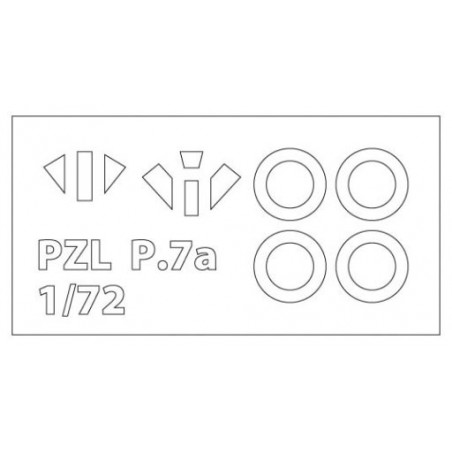 PZL Kunststoffebene Modell P.7A Deluxe Set 1/72 | Scientific-MHD