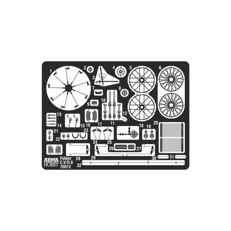 Fokker E.V Plastikebene Modellsatz 1/72 | Scientific-MHD