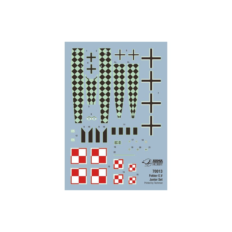 Kunststoff -Kunststoffmodell Fokker E.V. Junior Set 1/72 | Scientific-MHD