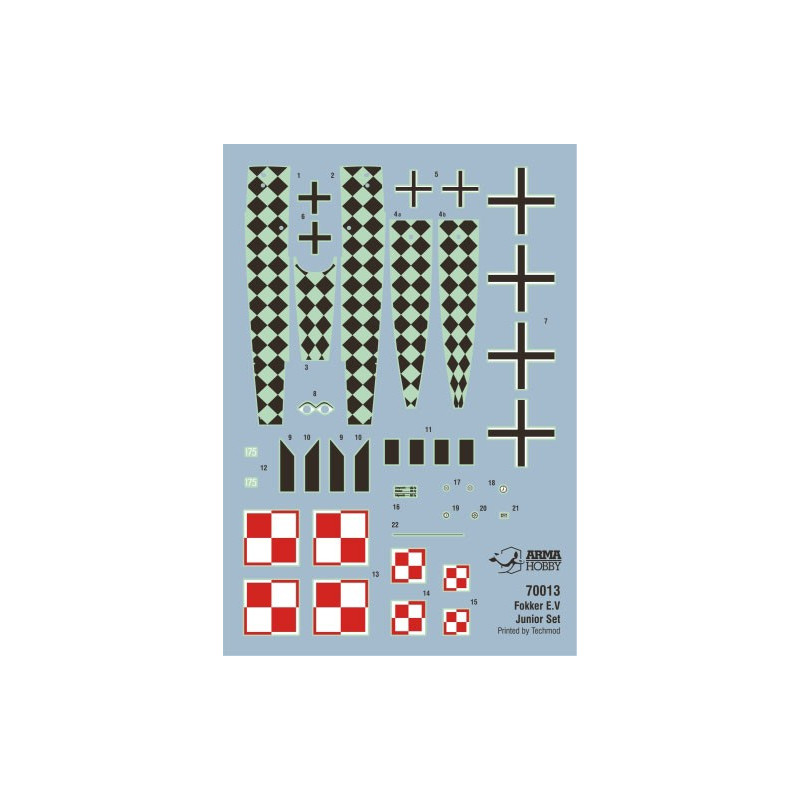 Kunststoff -Kunststoffmodell Fokker E.V. Junior Set 1/72 | Scientific-MHD