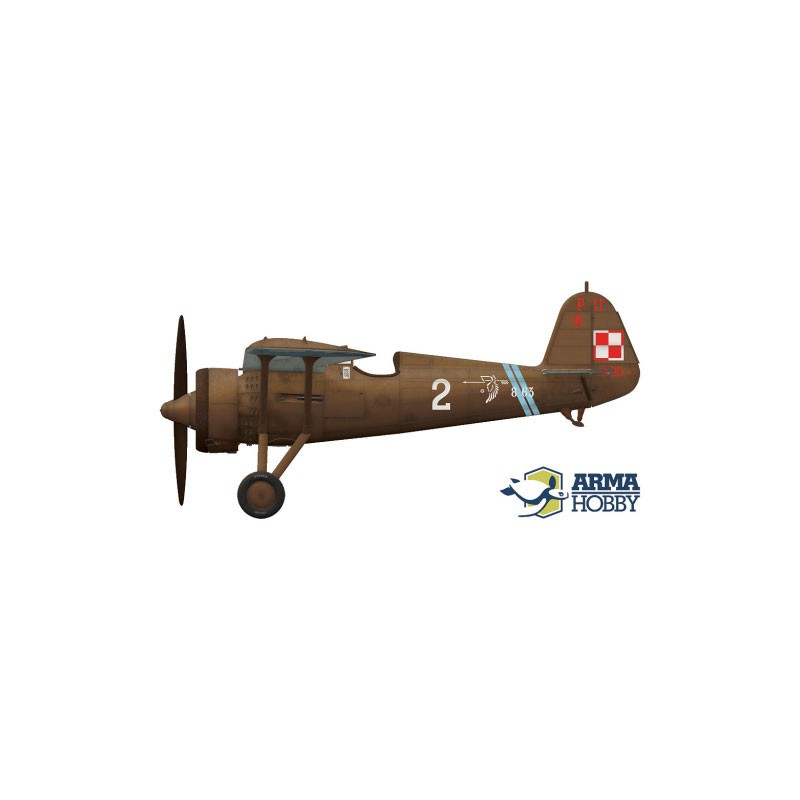 PZL Kunststoffebene Modell P.11c Junior Set 1/72 | Scientific-MHD