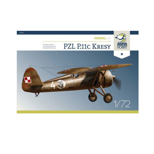 PZL Kunststoffebene Modell P.11c Kresy Modell Kit 1/72 PZL Kunststoffebene Modell P.11c Kresy Modell Kit 1/72 | Scientific-MHD