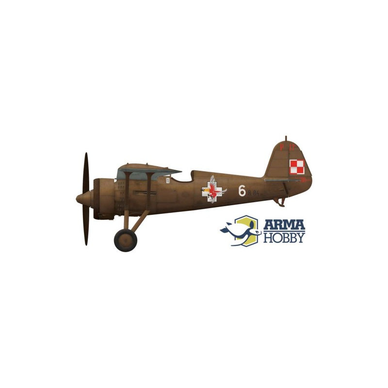 PZL Kunststoffebene Modell P.11c Kresy Modell Kit 1/72 | Scientific-MHD