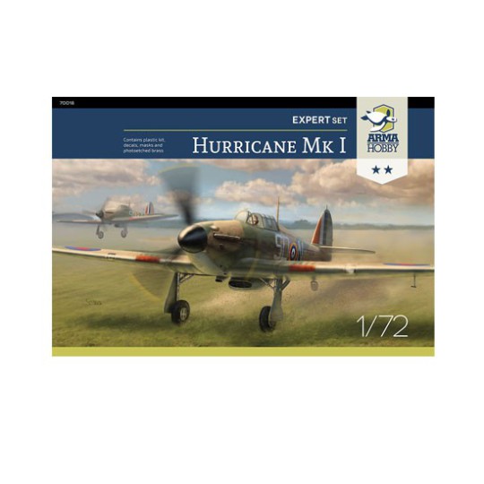Hurricane Mk I Experte Set 1/72 Plastikflugzeugmodell Hurricane Mk I Experte Set 1/72 Plastikflugzeugmodell | Scientific-MHD