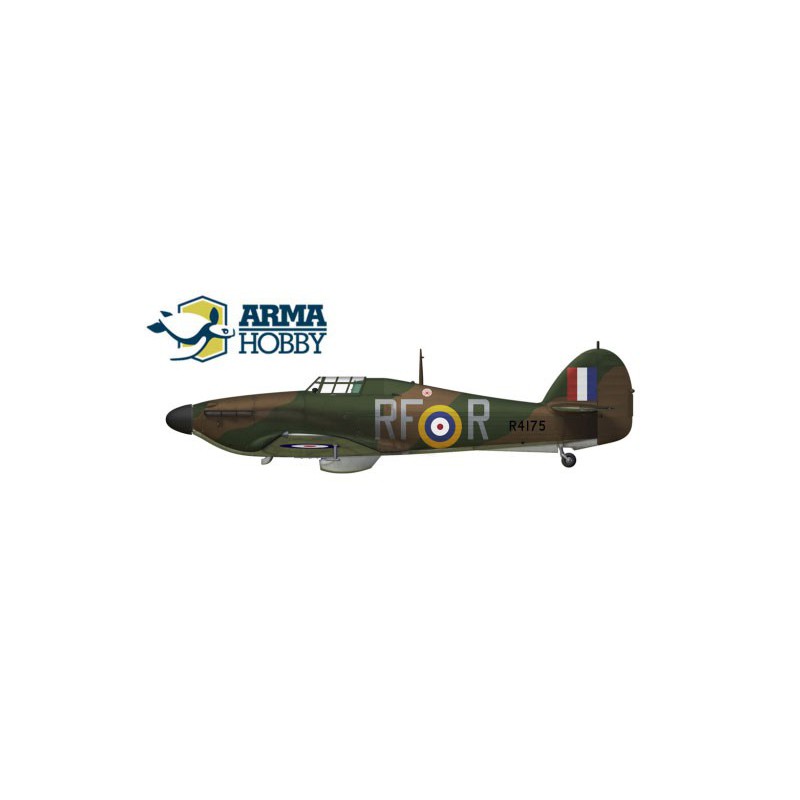 Hurricane Mk I Experte Set 1/72 Plastikflugzeugmodell | Scientific-MHD
