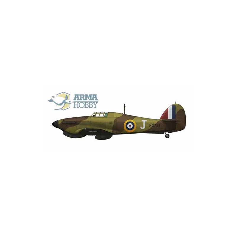 Hurricane Mk I Too Model Kit 1/72 Kunststoffebene Modell | Scientific-MHD