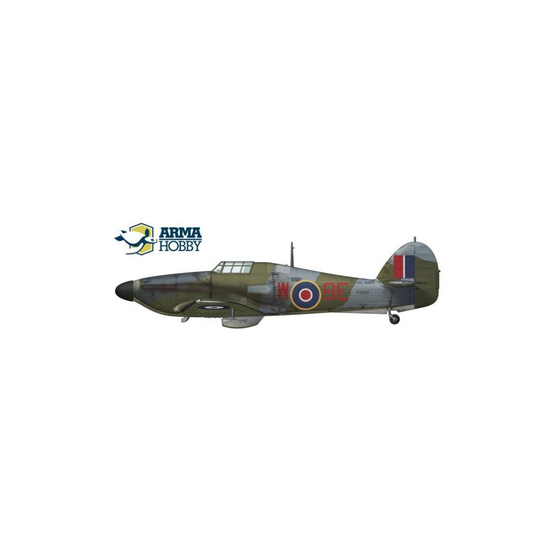 Hurricane Mk I Navy Model Kit 1/72 Kunststoffflugzeugmodell | Scientific-MHD