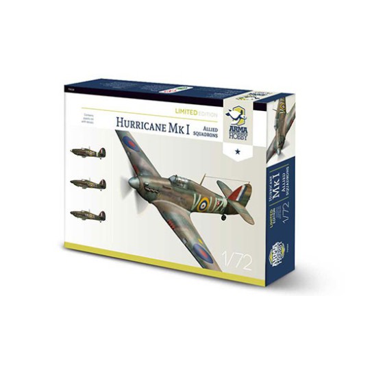Hurricane Mk I Allied Edition 1/72 Kunststoff -Kunststoffflugzeugmodell Hurricane Mk I Allied Edition 1/72 Kunststoff -Kunststoffflugzeugmodell | Scientific-MHD