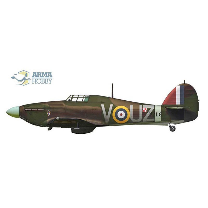 Hurricane Mk I Allied Edition 1/72 Kunststoff -Kunststoffflugzeugmodell | Scientific-MHD Hurricane Mk I Allied Edition 1/72 Kunststoff -Kunststoffflugzeugmodell | Scientific-MHD