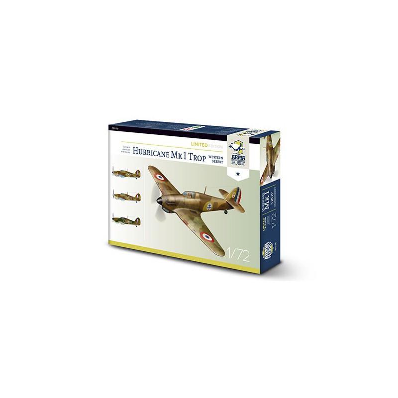 Hurricane Plastikflugzeug Modell Mk I Too French Limited Edition 1/72 | Scientific-MHD