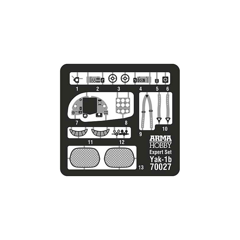 Yakovlev Yak-1b Kunststoffebene Modellsatz 1/72 | Scientific-MHD