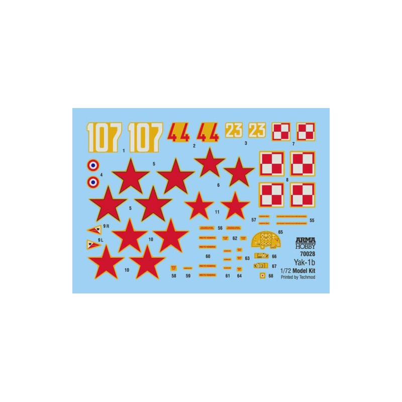 Yakovlev Yak-1b Modell Kit 1/72 Kunststoffebene Modell | Scientific-MHD