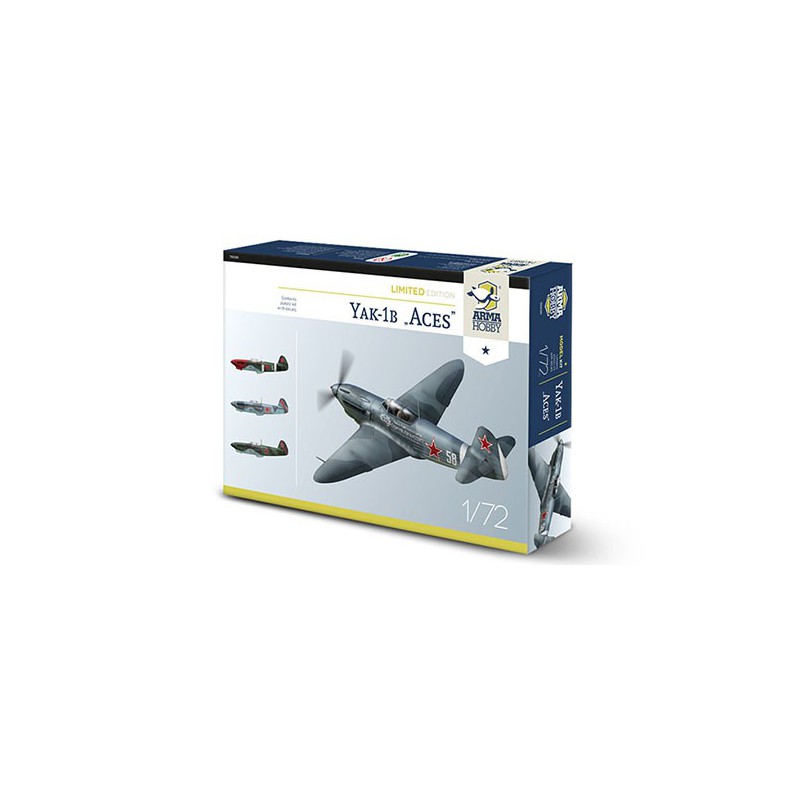 Yakovlev Yak-1b Sowjetische Aces Edition 1/72 Flugzeugflugzeugmodell | Scientific-MHD