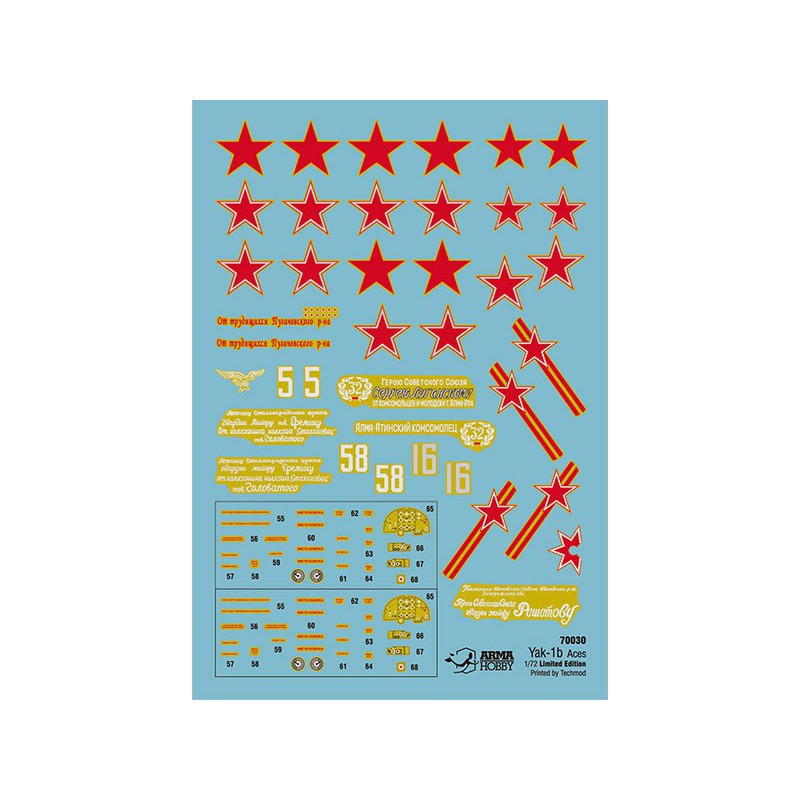 Yakovlev Yak-1b Sowjetische Aces Edition 1/72 Flugzeugflugzeugmodell | Scientific-MHD