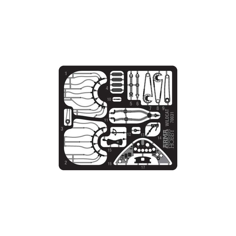 FM-2 Plastikflugzeug Modell Wildcat Expert Set 1/72 | Scientific-MHD