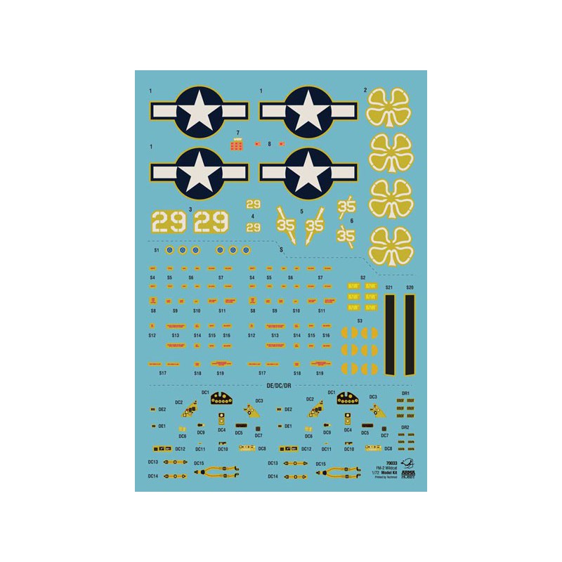 FM-2 Kunststoffebene Modell Wildcat Model Kit 1/72 | Scientific-MHD