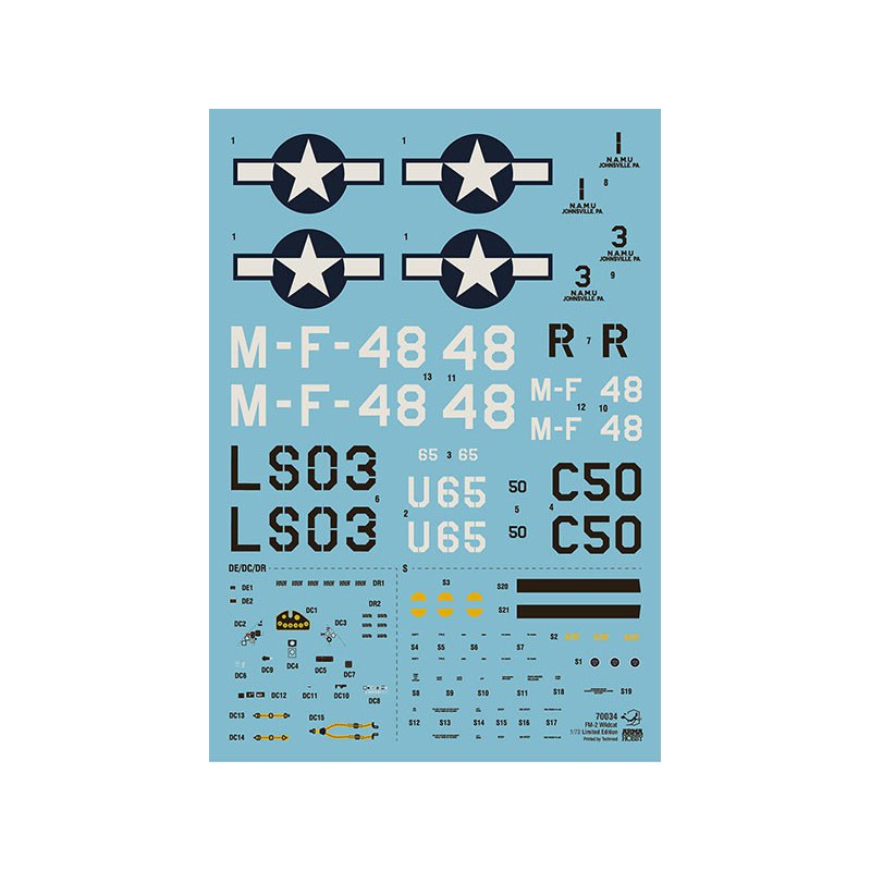 FM-2 Plastikflugzeugmodell Wildcat Training Cats Limited Edition 1/72 | Scientific-MHD