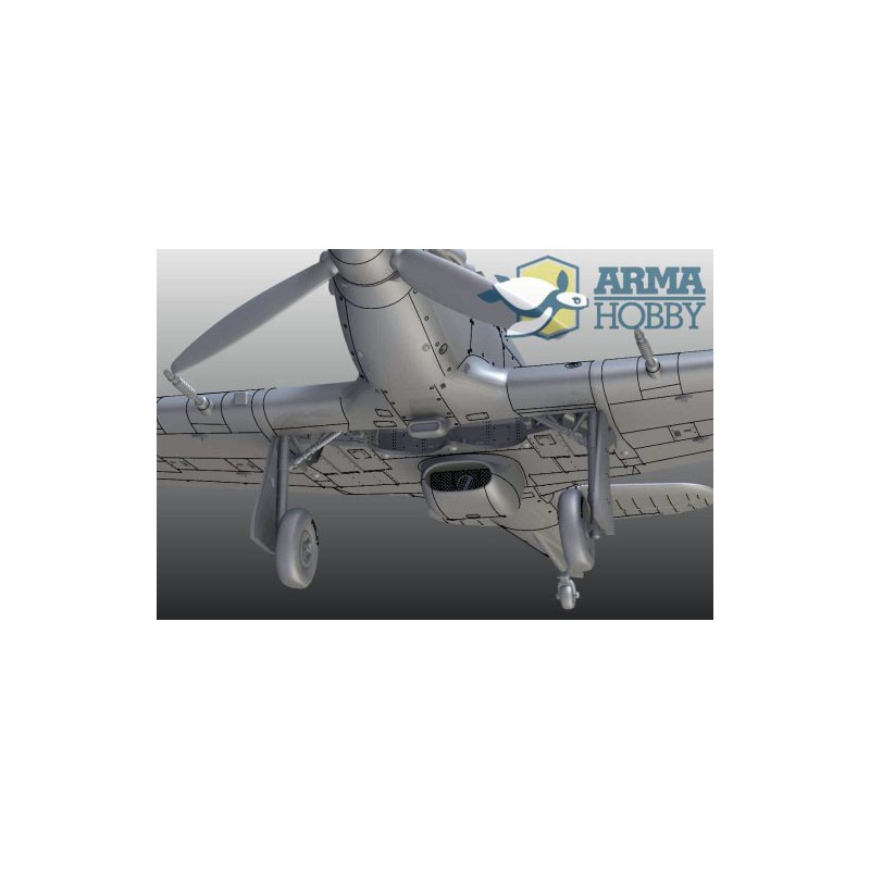 Hurrikan MK IIC -Modell Kit 1/72 Kunststoffebene Modell | Scientific-MHD