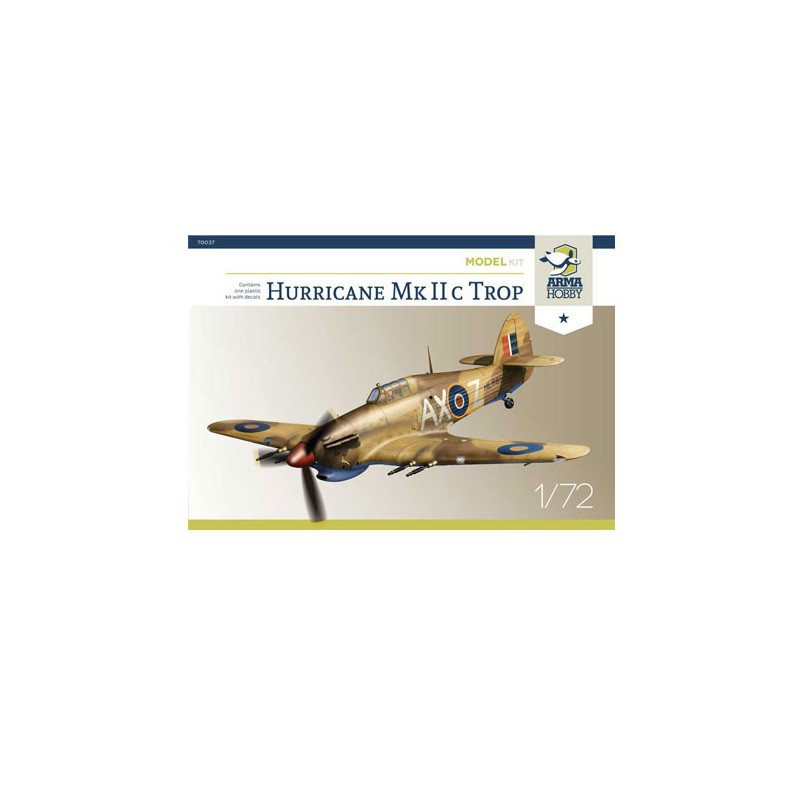 Hurricane Mk IIC IIC Plastikebene Modell 1/72 | Scientific-MHD