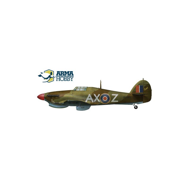Hurricane Mk IIC IIC Plastikebene Modell 1/72 | Scientific-MHD