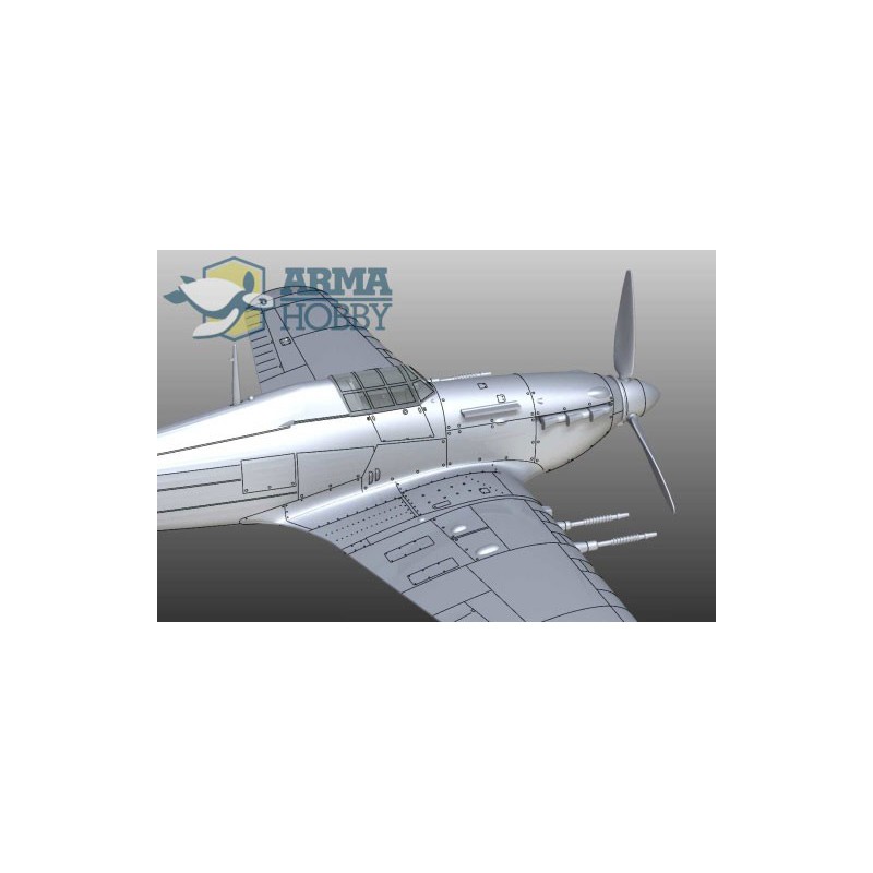 Hurricane Mk IIC IIC Plastikebene Modell 1/72 | Scientific-MHD