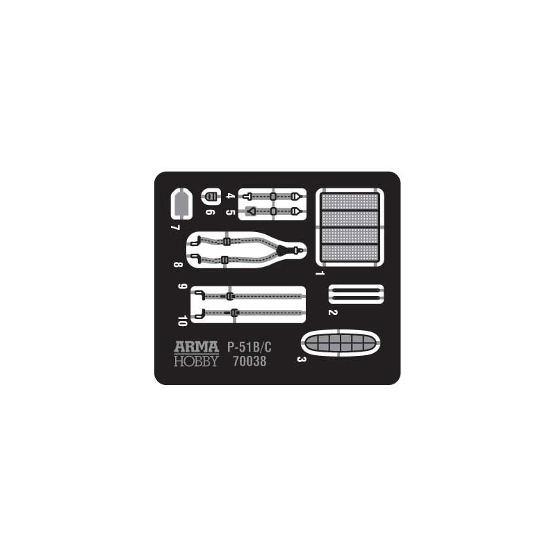 P-51 B/C Mustang Expert Set 1/72 Kunststoffebene Modell | Scientific-MHD