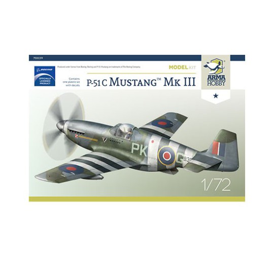 P-51 C Mustang Mk. III Modell Kit 1/72 Ebenenebene Modellmodell P-51 C Mustang Mk. III Modell Kit 1/72 Ebenenebene Modellmodell | Scientific-MHD