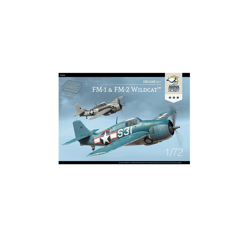 FM-1 & FM-2 Kunststoffebene Modell Wildcat Deluxe Set 1/72 | Scientific-MHD