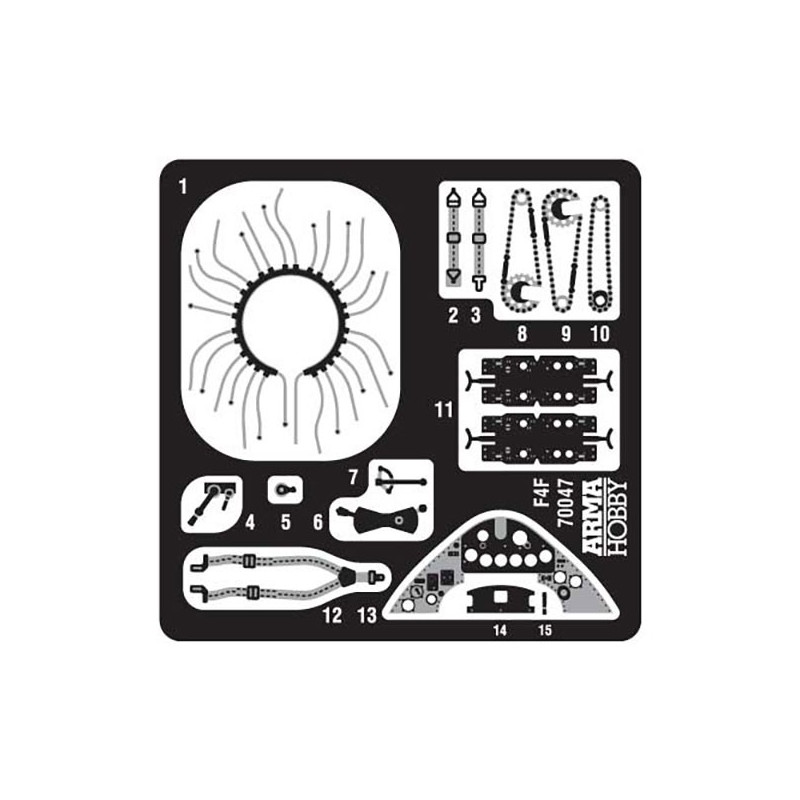FM-1 & FM-2 Kunststoffebene Modell Wildcat Deluxe Set 1/72 | Scientific-MHD