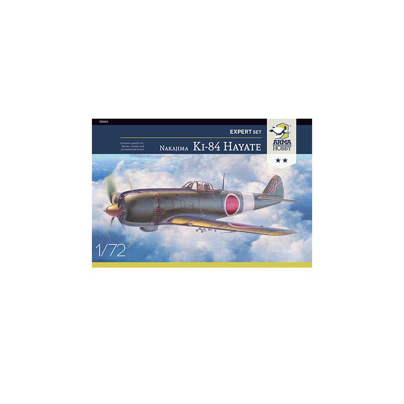 Nakajima Ki-84 Hayate Set 1/72 Kunststoffebene Modell | Scientific-MHD