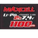 Lipo -Batterie für Rediocmandated Lipo 25c 7,4 V 1100 mAh | Scientific-MHD Lipo -Batterie für Rediocmandated Lipo 25c 7,4 V 1100 mAh | Scientific-MHD