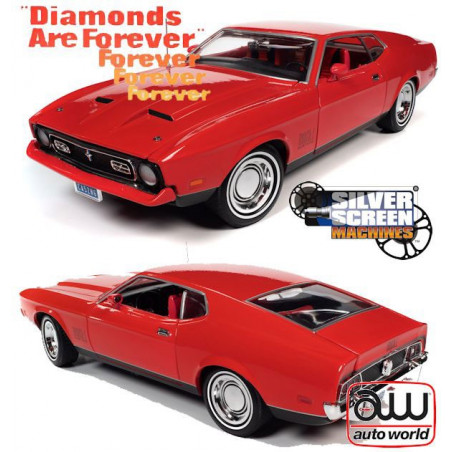 Miniaturauto -Würfel AT1/18 Ford Mustang Mach 1 007 1/18 | Scientific-MHD