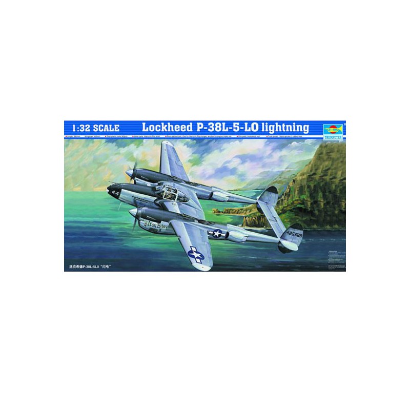 P-38L-5-LO-Blitzplastikmodell für Kunststoffebene | Scientific-MHD