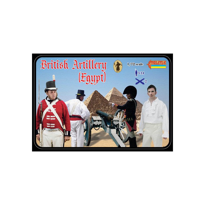 Englische Artillerie -Figur Ägypten1/72 | Scientific-MHD