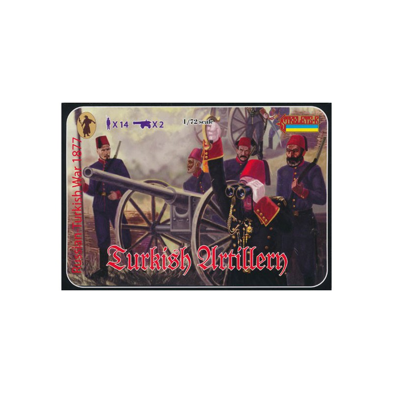 Türkische Artillerie -Figur 1877 1/72 | Scientific-MHD