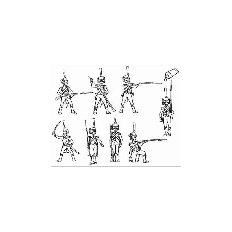 28 mm Französische Voltigneure -Figur | Scientific-MHD