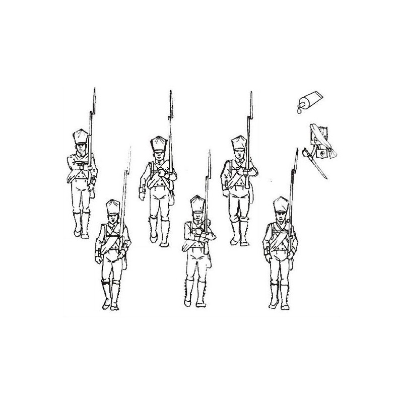 Preußische Infanterie -Figur 28 mm | Scientific-MHD