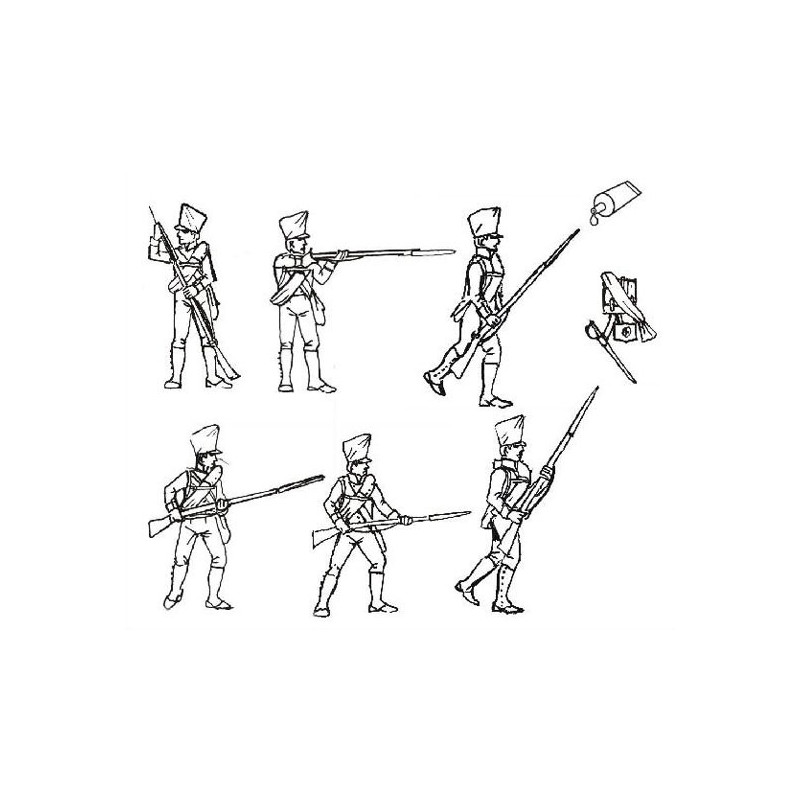 Preußische Infanterie -Figur 28 mm | Scientific-MHD