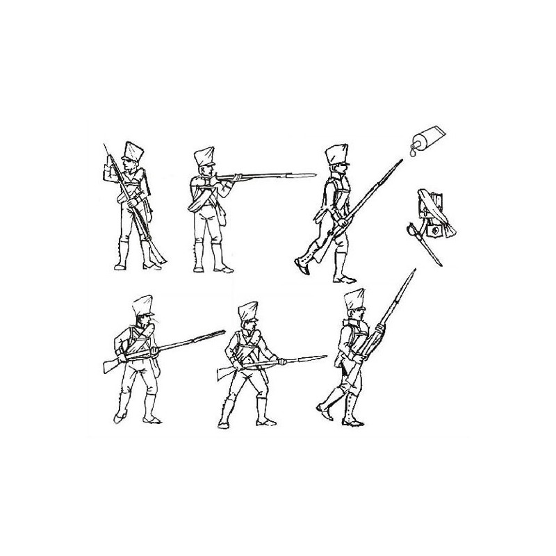 Preußische Infanterie -Figur 28 mm | Scientific-MHD