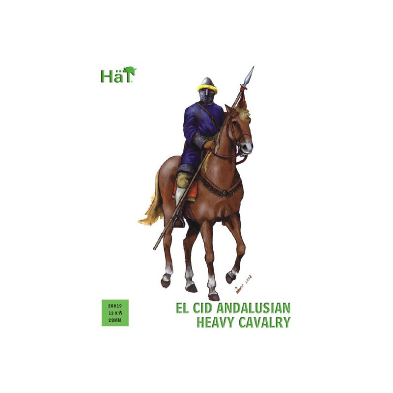 Schwere Kavallerie -Figur Andalusian28mm | Scientific-MHD