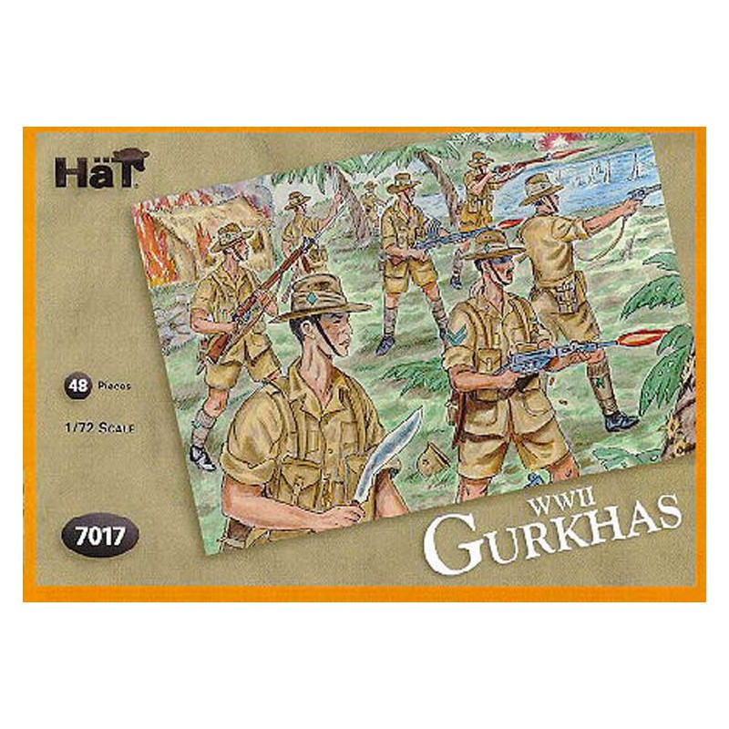WWII Gurkhas 1/72 Figurin | Scientific-MHD