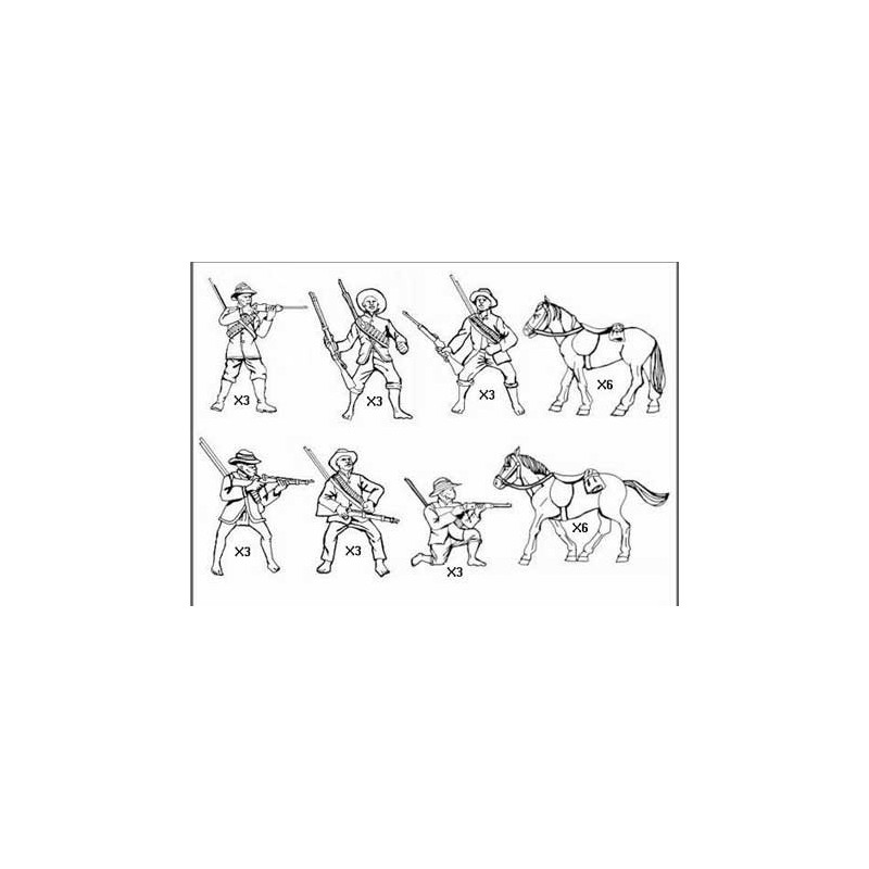 Zoulous 1/72 Kriegsreiterfigur | Scientific-MHD