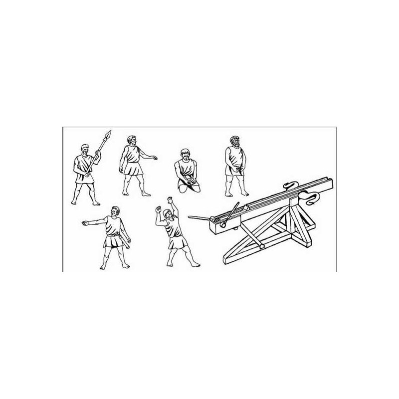 Griechische Katapult Figur 1/72 | Scientific-MHD
