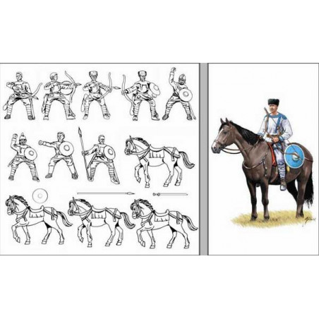Späte römische Kavallerie Figur 1/72 | Scientific-MHD