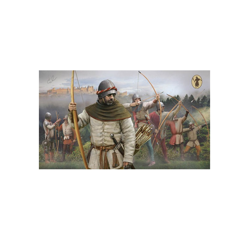 1/72 englische Bogenschützen Figurine | Scientific-MHD